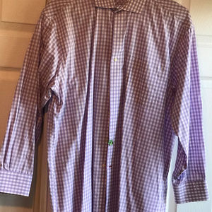Tommy Hilfiger Purple/White Dress Shirt